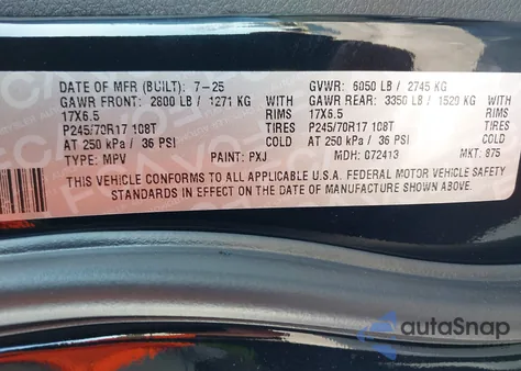 2025 Jeep Grand Cherokee Laredo 4X4 from USA, damaged, VIN 1C4RJHAG7SC339659